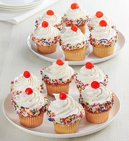 Jumbo Vanilla Cupcakes